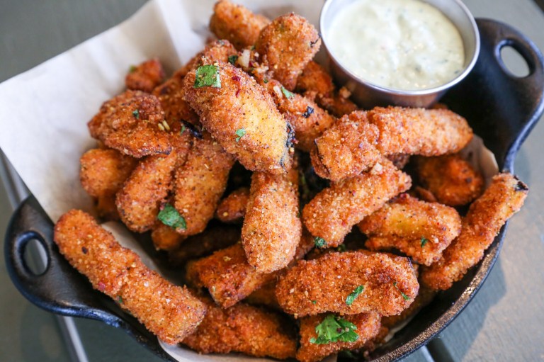 Eggplant Parmesan Fries